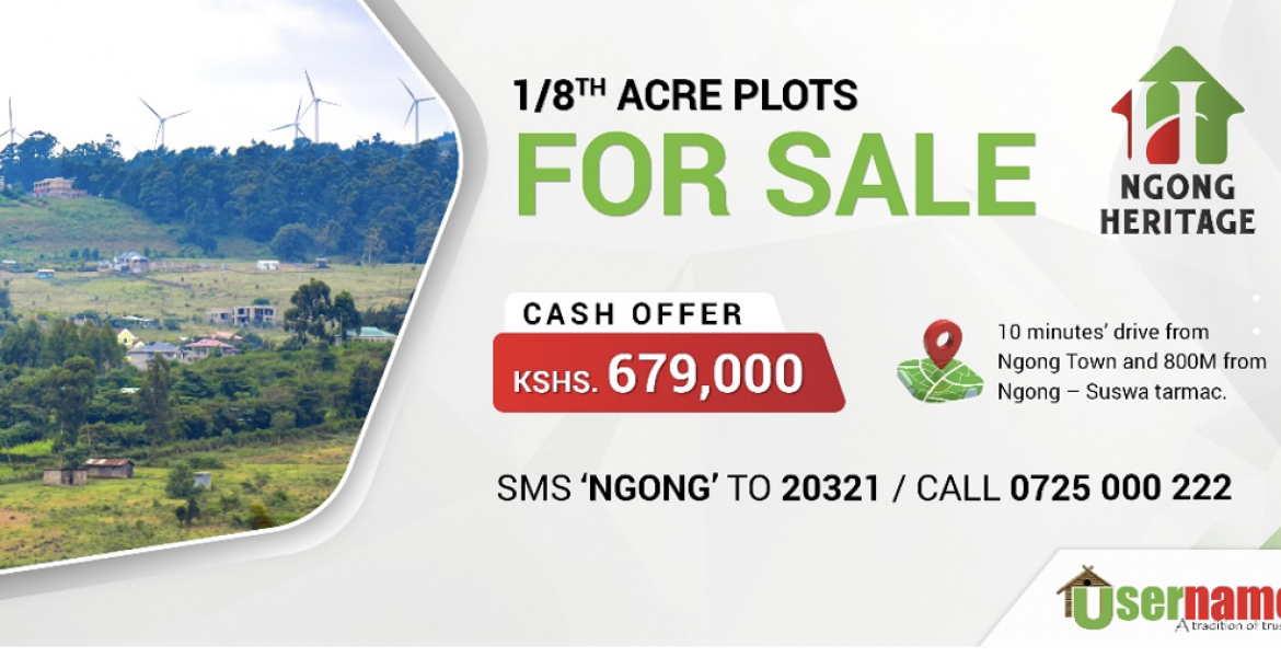 Ngong Heritage Affordable Land for Sale Near Ngong Town